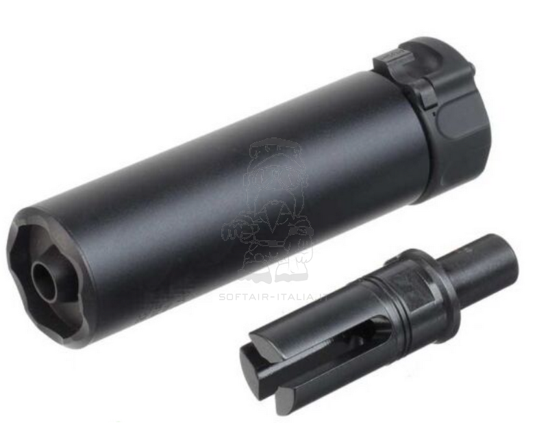 5KU MP7 Suppressor Mini Mock Barrel Extension SF3P Type Socom 46 Silenziatore by 5KU