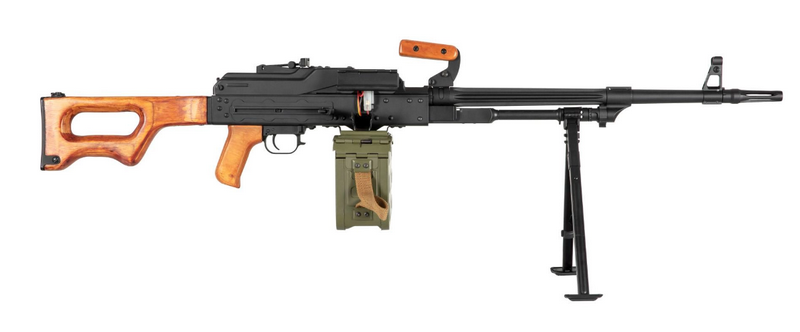 A&K AK-PK Full Wood & Metal Mosfet Machine Gun by A&K