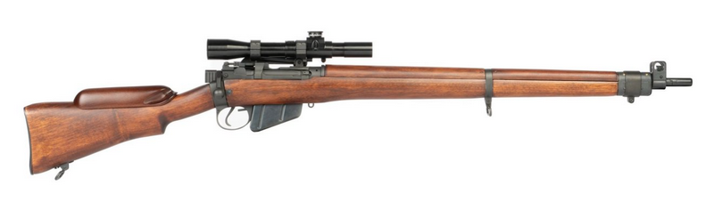 Ares Lee Enfield SMLE British NO.4 MK1(T) with Scope & Mount Sniper Spring Bolt Action Rifle