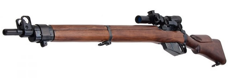 Ares Lee Enfield SMLE British NO.4 MK1(T) with Scope & Mount Sniper Spring Bolt Action Rifle