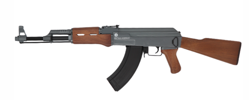 Kalashnikov AK 47 Scritte e Loghi Originali Full Wood & Metal by Cybergun