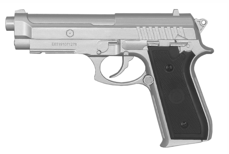 Cybergun PT92 AF Co2 NBB Non Blow Back Chrome Full Metal Version by Cybergun