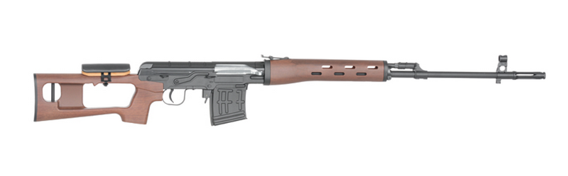 Dragunov SVD Full Metal & Realistic ABS Wood Imitation Spring Bolt Action Sniper Rifle by AGM