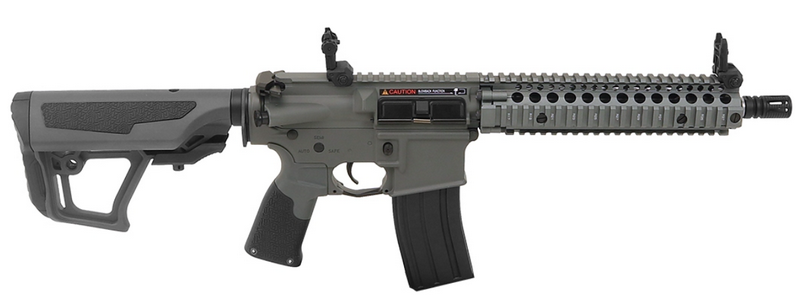 EMG MK18 Daniel Defense S3 Mosfet EBB AEG Grey Version by ICS