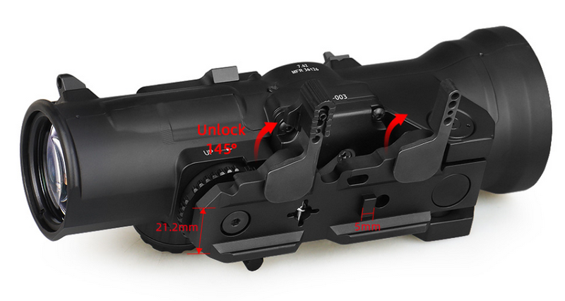 Elcan Type Spectr DR 1.5x - 6x Quick GEN2 Scope Optic