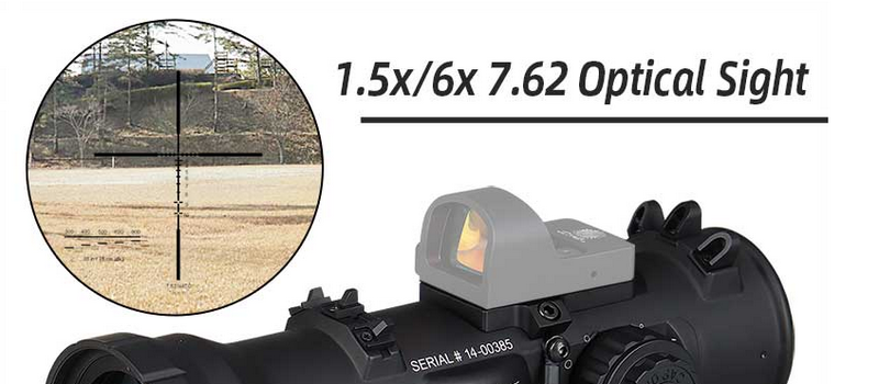 Elcan Type Spectr DR 1.5x - 6x Quick GEN2 Scope Optic