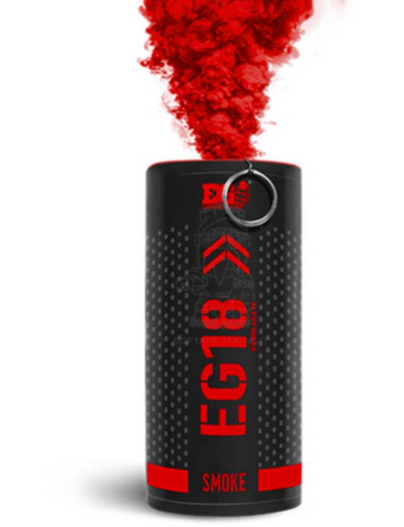 Enola Gaye EG18 - M18 Type Red Assault Pin Smoke Grenade Fumogeno Rosso con Anello a Strappo by Enola Gaye