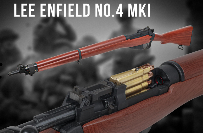 OFFERTE SPECIALI - SPECIAL OFFERS: G&G Lee Enfield Gas Rifle No.4 MK.1 LE4 Mk l-P Full Metal by G&G