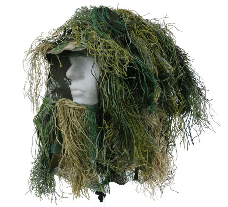 Ghillie Suit Head Cover Woodland