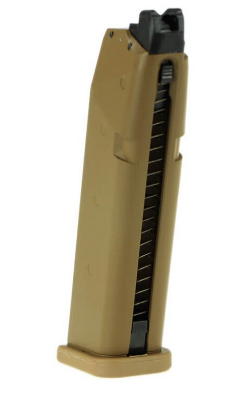 Glock 17 Gen. 5 French Coyote Tan Edition 22bb Gas Magazine by VFC - Umarex