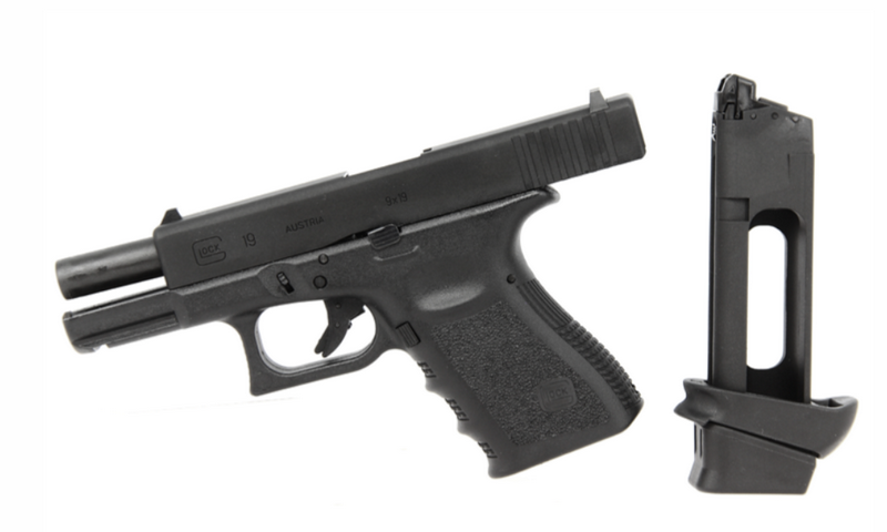 Glock 19 Gen 3 Metal Slide Co2 GBB Gas Blow Back by Cybergun