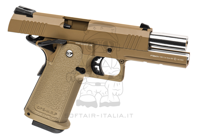 Golden Eagle 3303 Hi-Capa "Baby" Tan Full Metal GBB by Golden Eagle