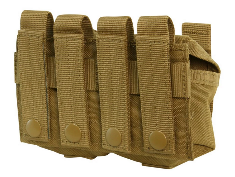 Hand Grenade Coyote Tan MOLLE Pouch For Two by Condor