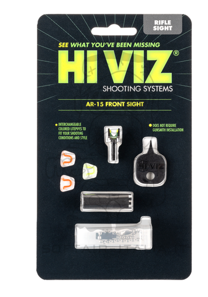 Hi Viz Tactical Front Sight M4 - M16- AR15 Mirino Antariore in Fibra Ottica by Hi Viz Shooting System