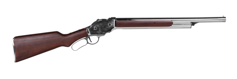 M1887 Shotgun Silver Level Action Shell Ejecting Gas Function Full Wood & Metal Long Version by Golden Eagle