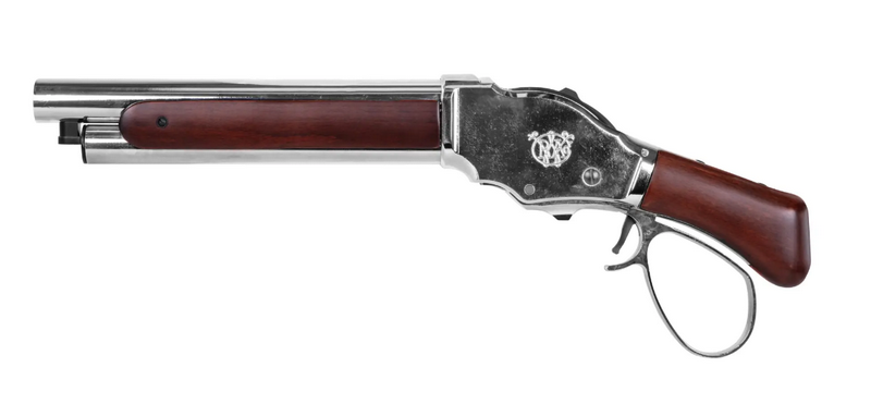 M1887 Shotgun Silver Wild Level Action Shell Ejecting Gas Function Full Wood & Metal by Golden Eagle