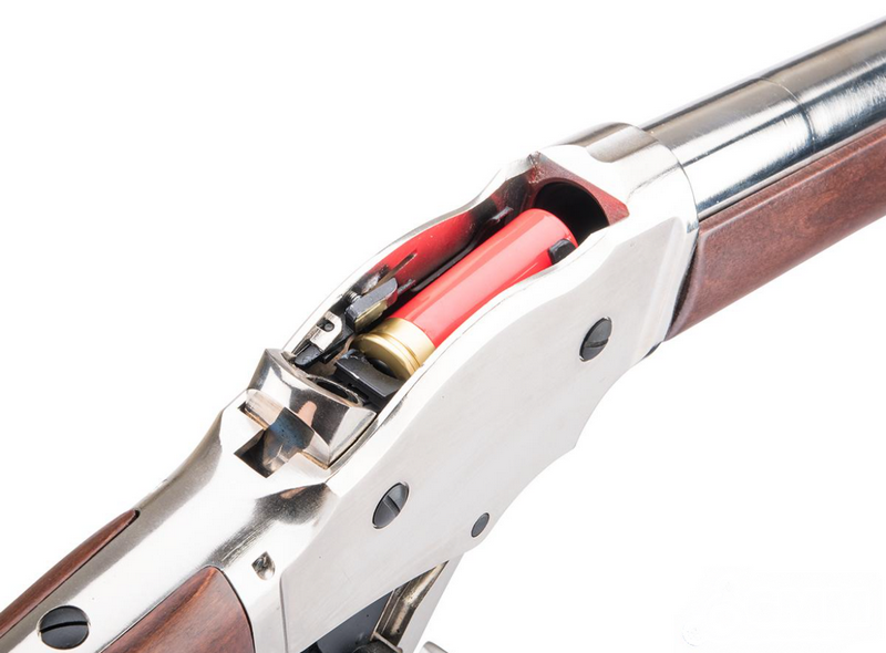 M1887 Shotgun Silver Wild Level Action Shell Ejecting Gas Function Full Wood & Metal by Golden Eagle