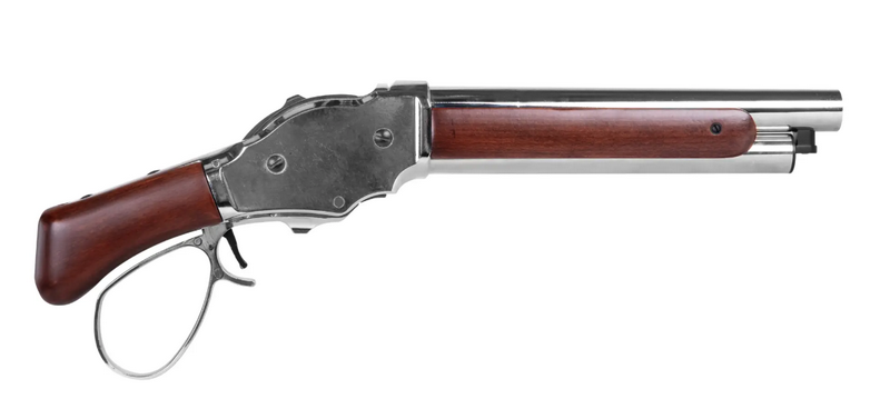 M1887 Shotgun Silver Wild Level Action Shell Ejecting Gas Function Full Wood & Metal by Golden Eagle