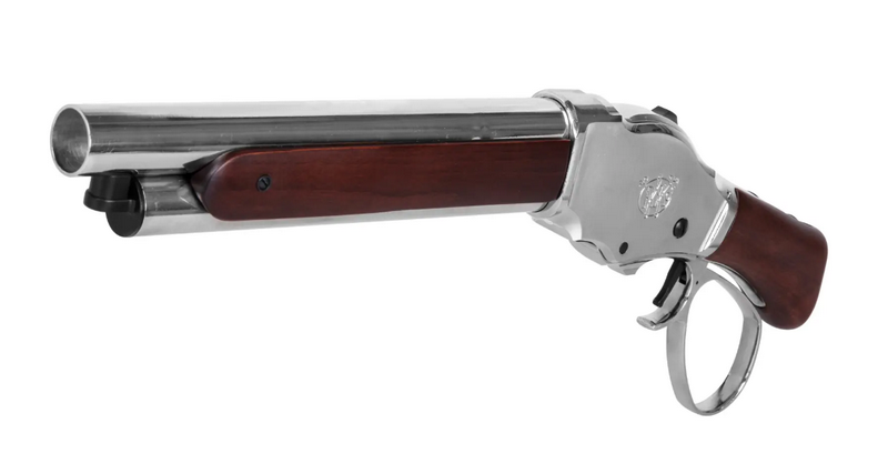 M1887 Shotgun Silver Wild Level Action Shell Ejecting Gas Function Full Wood & Metal by Golden Eagle