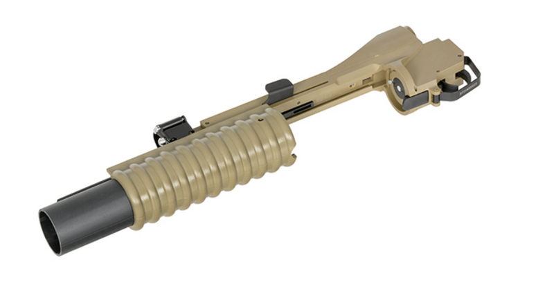 M203 Short Barrel Replica RIS 9inch DE Dark Earth Grenade Launcher by S&T