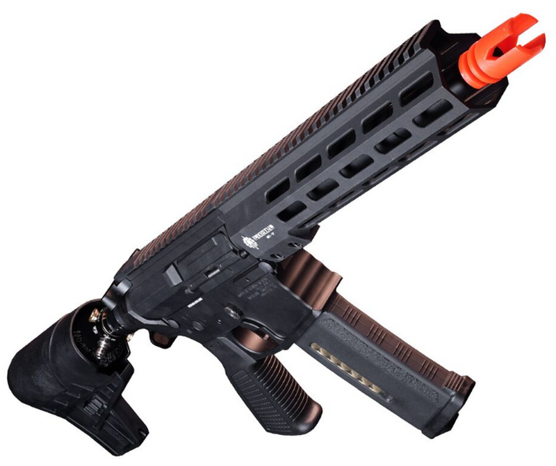 MTW Modular Training Weapon Billet Series Unleashed 10inch Wraith x HPA Stock w. Carryng Case by Wolverine Airsoft