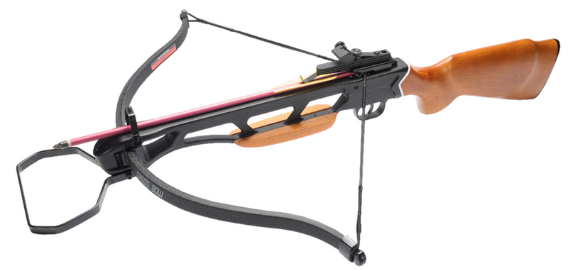 Crossbow - Balestra 150 LBS/Libbre Calcio in Legno by Man Kung