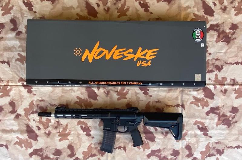 NOVESKE 10.5inch GEN III Shorty 300BLK AEG Rifle Platinum EMG by Cyma