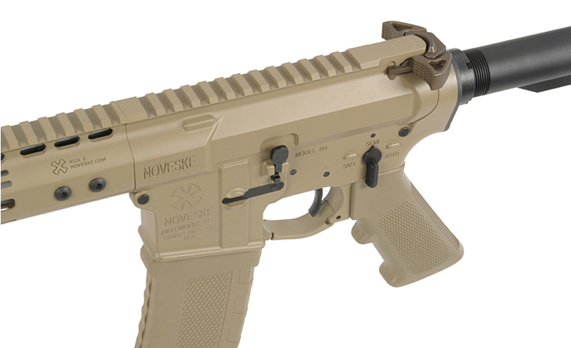 NOVESKE N4 MWS Gen3 GBB Gas Blowback Tan Rifle by EMG Double Eagle