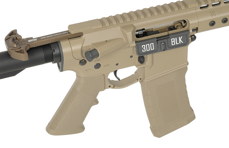 NOVESKE N4 MWS Gen3 GBB Gas Blowback Tan Rifle by EMG Double Eagle