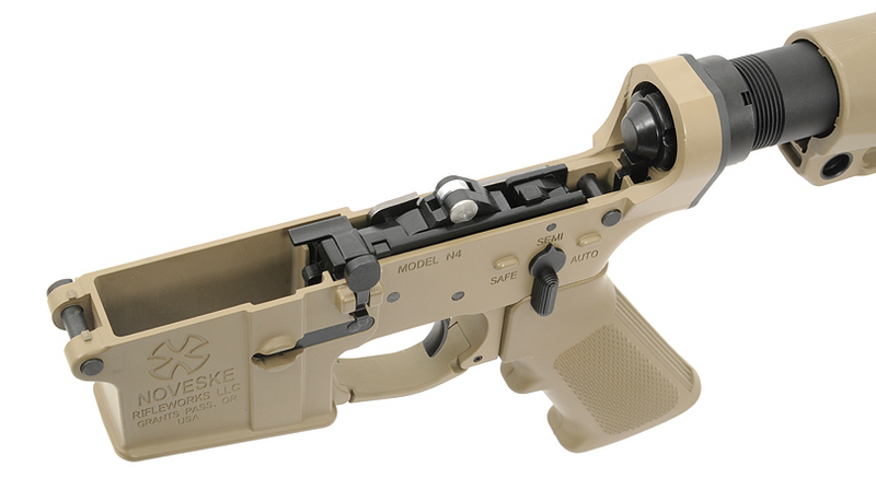 NOVESKE N4 MWS Gen3 GBB Gas Blowback Tan Rifle by EMG Double Eagle