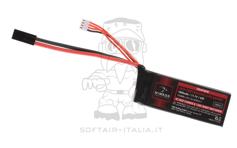 Nimrod Battery Graphene Li-Po 11.1v 1800mAh 65C Batteria by Nimrod