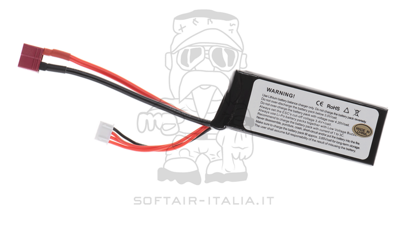 Nimrod Battery Graphene Li-Po 11.1v 1500mAh 65C T-Plug Batteria by Nimrod