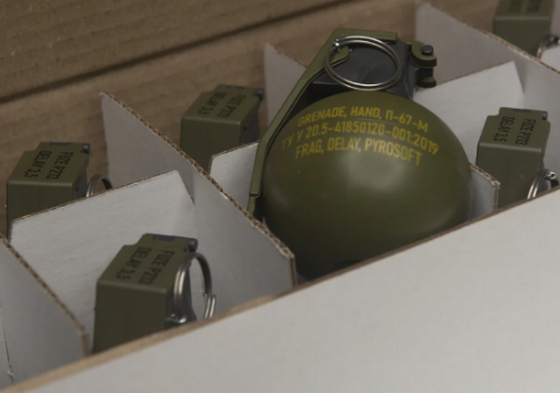 P-67M NATO Pyroft Class P1 EN 16263 - 3 Realistic Airsoft Hand Grenade by Pyrosoft