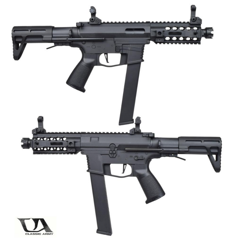 PX9 SMG 9mm Sub Machine Gun Mosfet - ECS Electronic Control System AEG by Classic Army