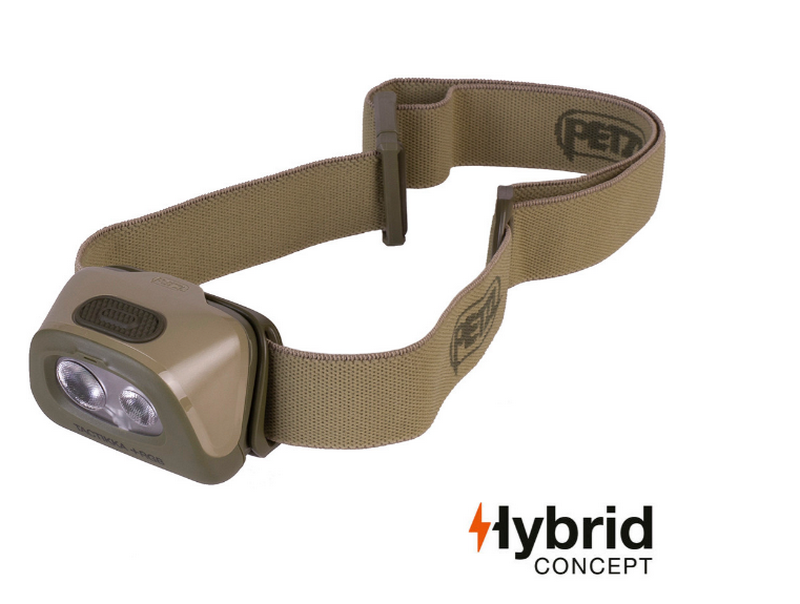 Petzl 350 Lumen Headlamp Takitikka + RGB Lampada Frontale Desert Tan by Petzl