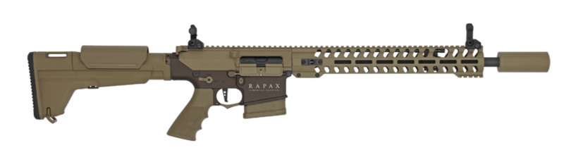 Rapax XXI DMR SR25 M.8 Mosfet - EMCS Dual Color Tan - Bronze by Secutor Arms