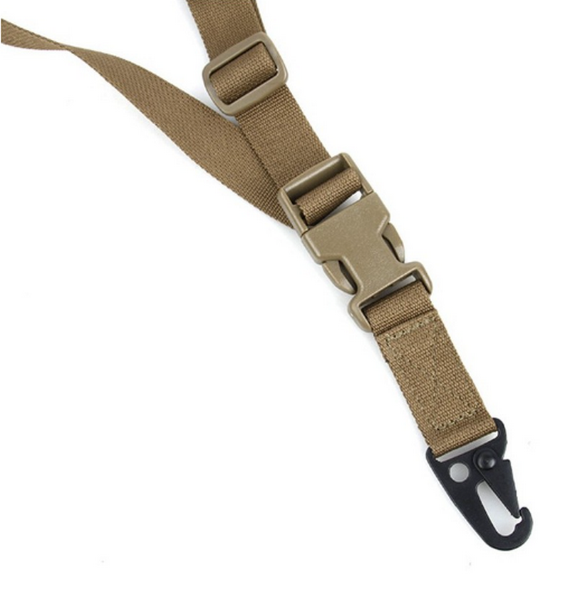 TMC Lightweight Adjustable Single Point Padded Gun Sling Coyote Brown by TMC