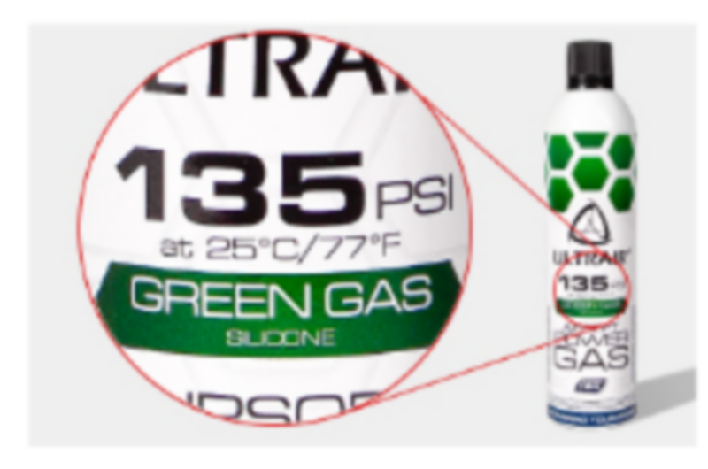 Ultrair 135PSI Green Gas Spring -Summer - Early Autumn by ASG