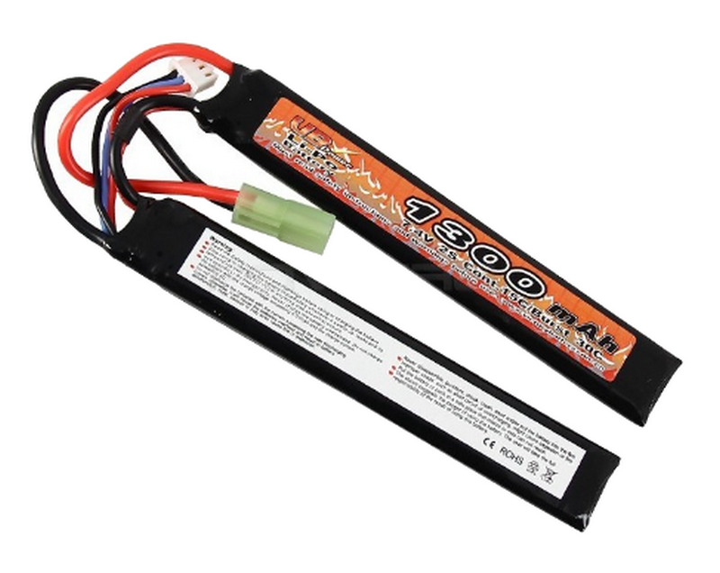 VB Power Li-Po Battery 7.4v 1300mah 15C 2 Sticks Batteria Mini Tamiya by VB Power