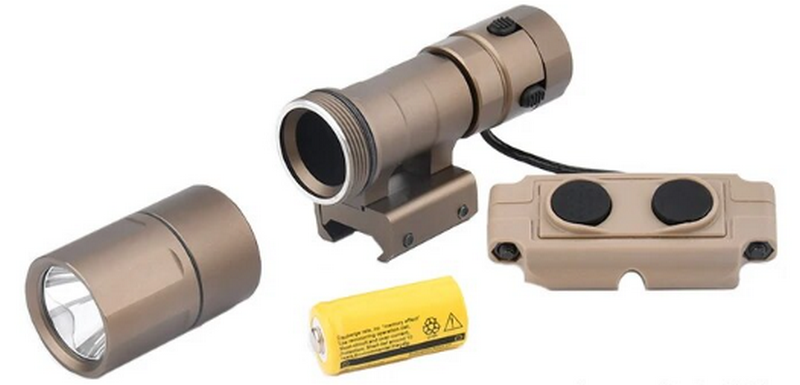 WADSN Rein 2.0 IR - CD Micro Tactical 1000L Torch Torcia DE Dark Earth by WADSN