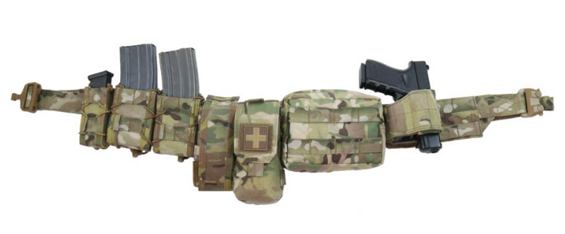 Warrior Assault System Multicam Mk1 Low Profile Direct Action MK1 Shooters MOLLE Belt by Warrior Assault System