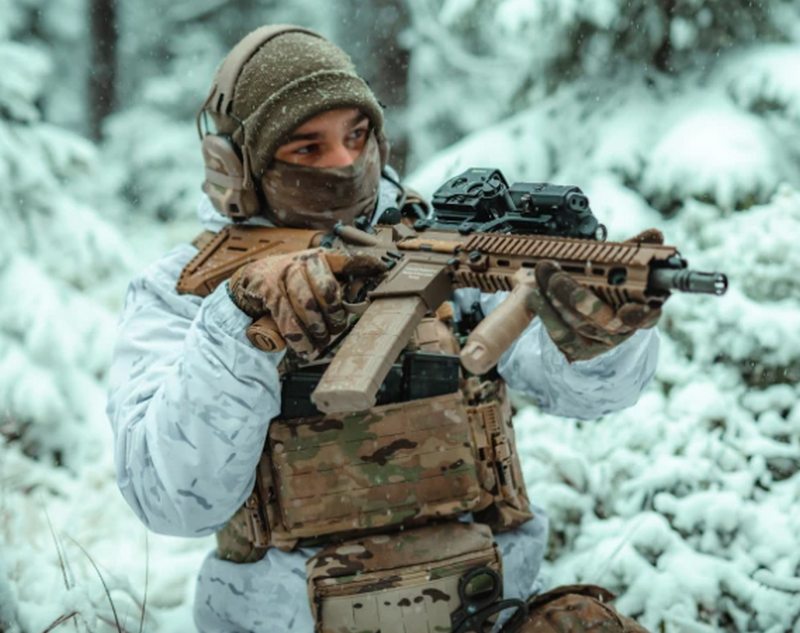 Winter Camo Waterproof Coverall Kit