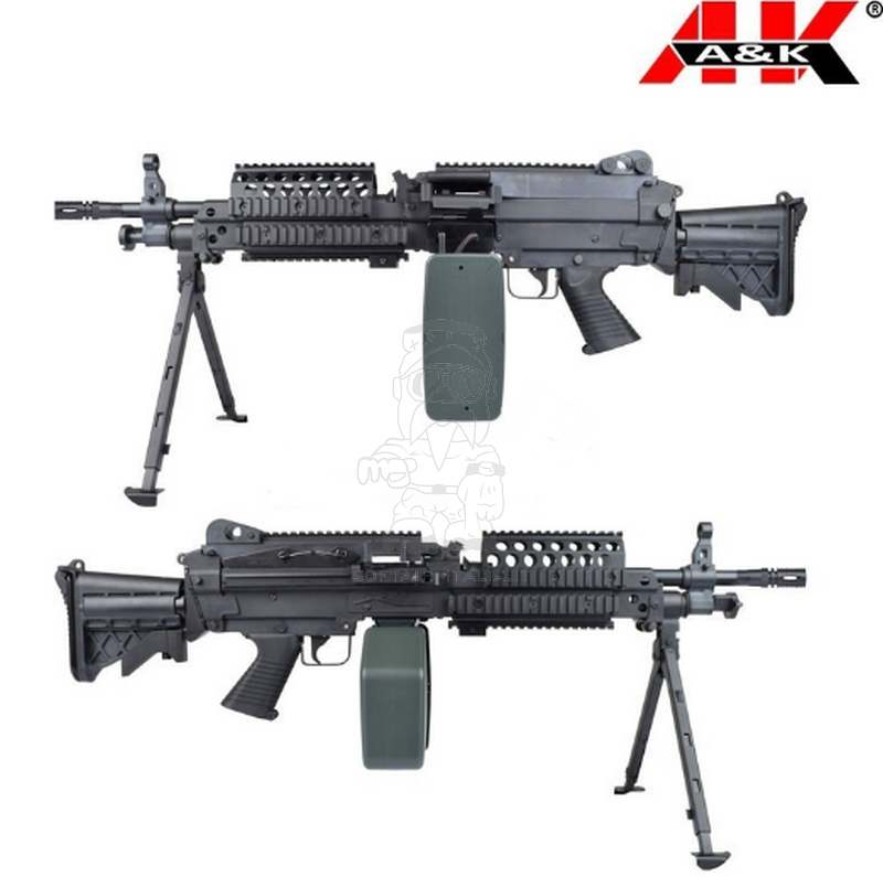 A&K LMG MK46 Mod 0 Polymer Light Machine Gun AEG Mitragliatrice by A&K