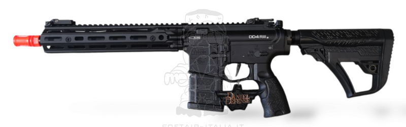 Bolt Airsoft Daniel Defense® Black Creek DD4 RIS III S 10.5'' BK Black Version by Bolt Airsoft