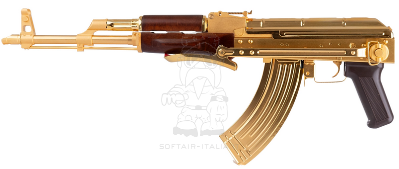 E&L AK47s AKMS Gold Plated 10 Years Anniversary Limited Edition AEG by E&L