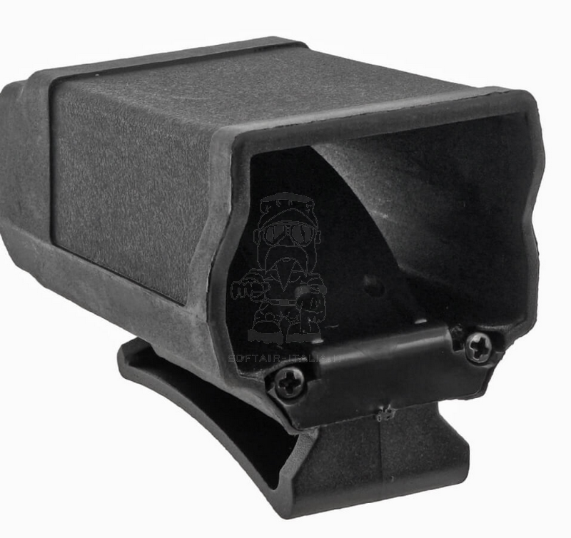 G17 Glock 9mm. BLACKHAWK Type Single Gas - CO2 Magazine Case with Belt Clip Porta Caricatore da Cintura 9mm. by MP