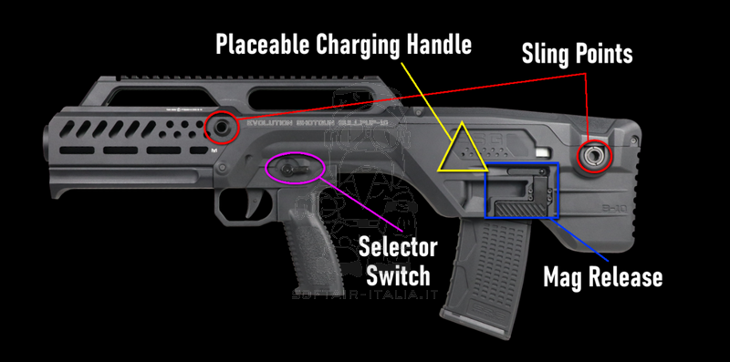 G&G ESG B-10 Evolution Shotgun BullPup GAS-ESG-B10-BNB-UCM by G&G