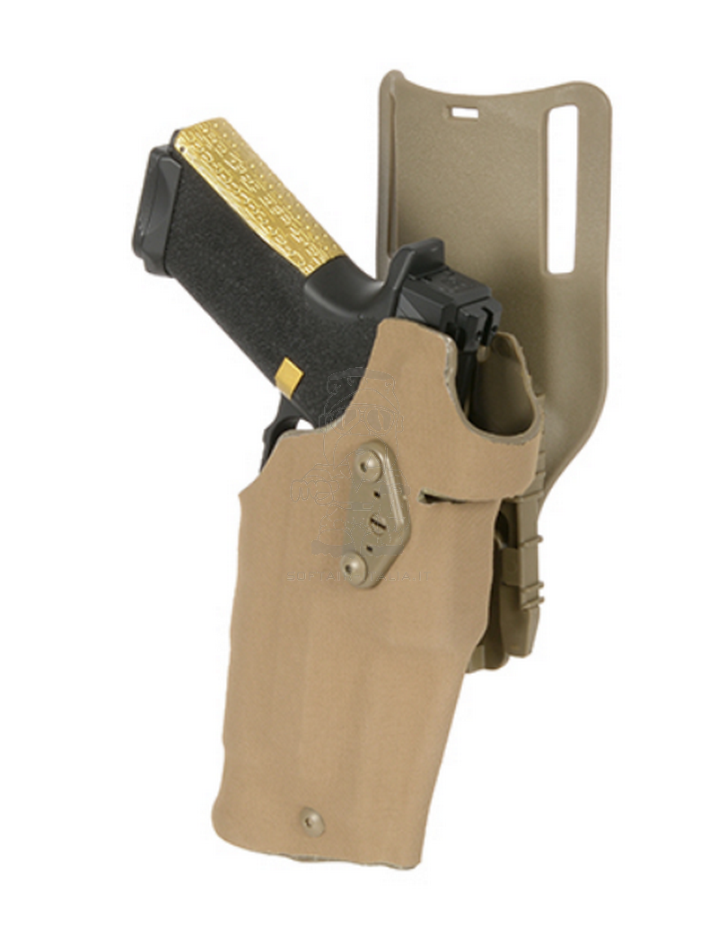 G Series Glock - Umarex G17 - G18 - G19 Softair Pistols Holster Fondina Flashlight  Desert Coyote Tan by Wetac