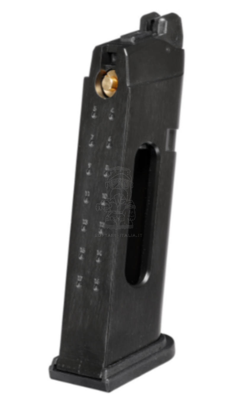 Glock 17 Gen5 MOS Metal Slide 18bb Co2 GBB Magazine Caricatore by SRC - Umarex