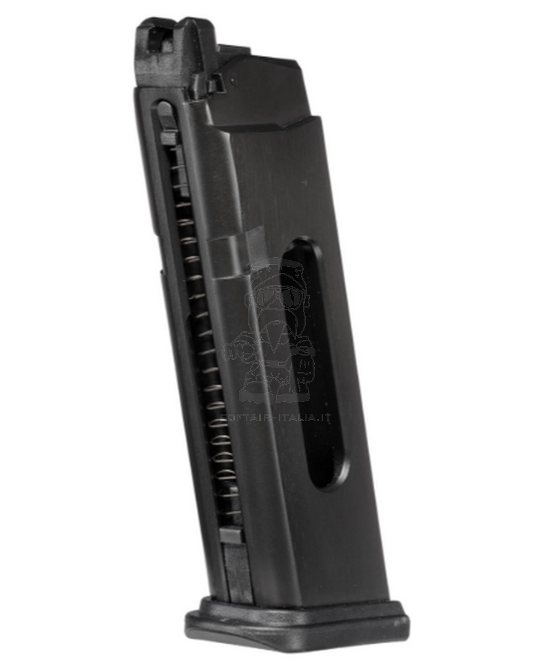 Glock 17 Gen5 MOS Metal Slide 18bb Co2 GBB Magazine Caricatore by SRC - Umarex